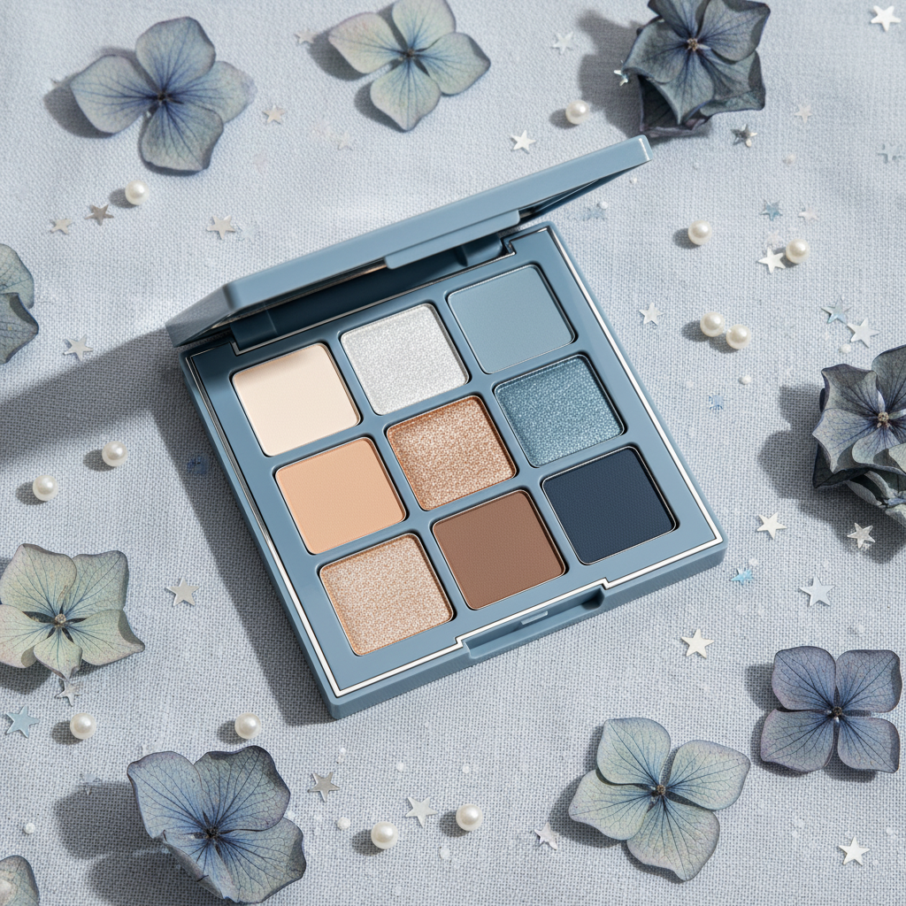 绣球花平铺
